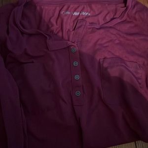 3/4 sleeve Calvin Klein shirt